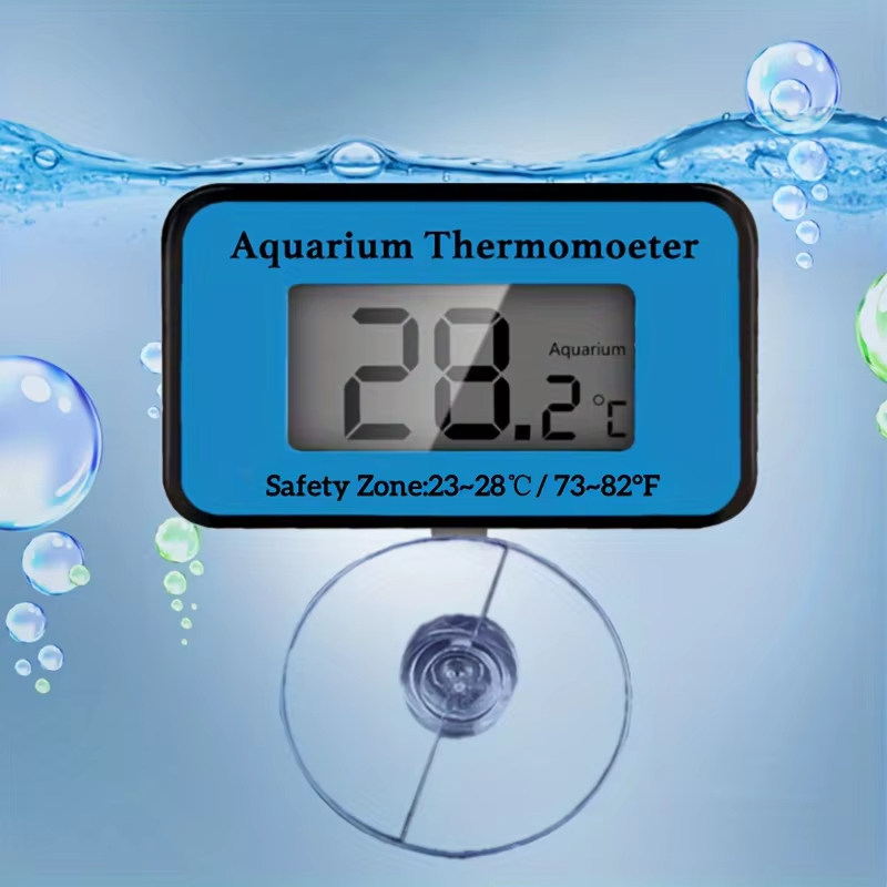 Marine Aquarium Hydrometer - LCD digitale aquariumthermometer Precisietemperatuurmeter Aquariumwaterthermometer Meting