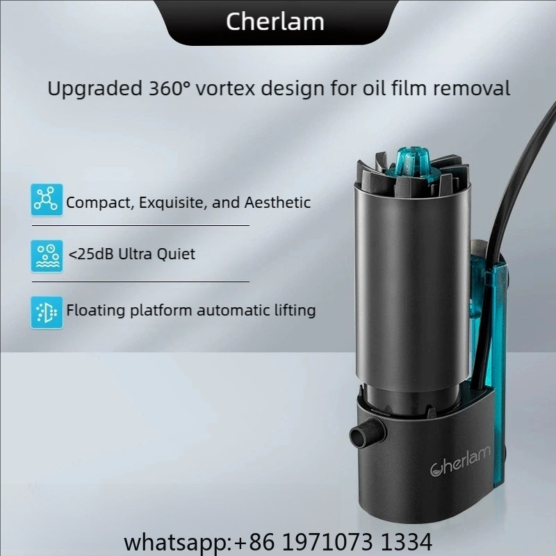 Marine Aquarium Water - Elektrische oliefilmverwijderaar voor aquarium, mini oliefilmverwerker,