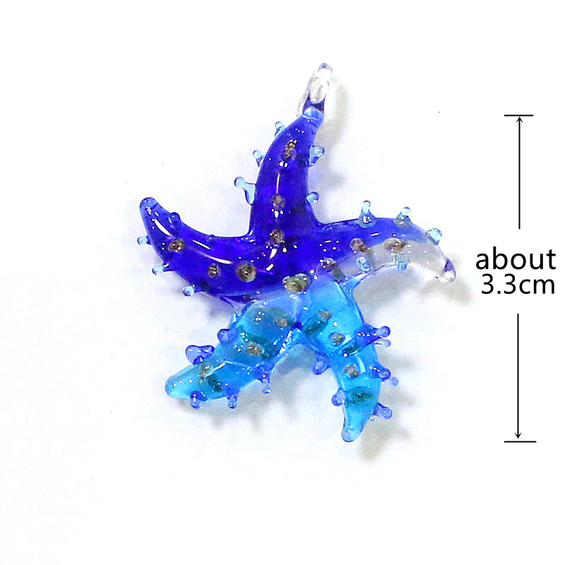 miniatuur glas zeester hanger  - Marine Life Aquariums recensie en prijs