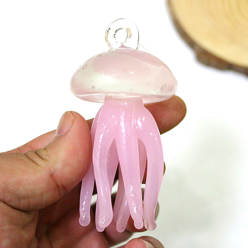 Roze Kwallen Glazen Hanger Leu - Marine Life Aquariums recensie en prijs