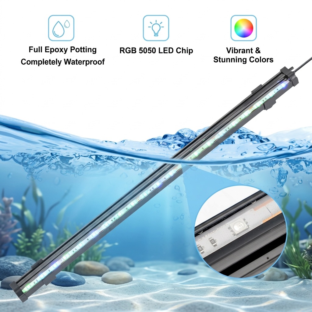 USB LED Aquarium Luchtbellenli - Marine Aquarium Nano recensie en prijs